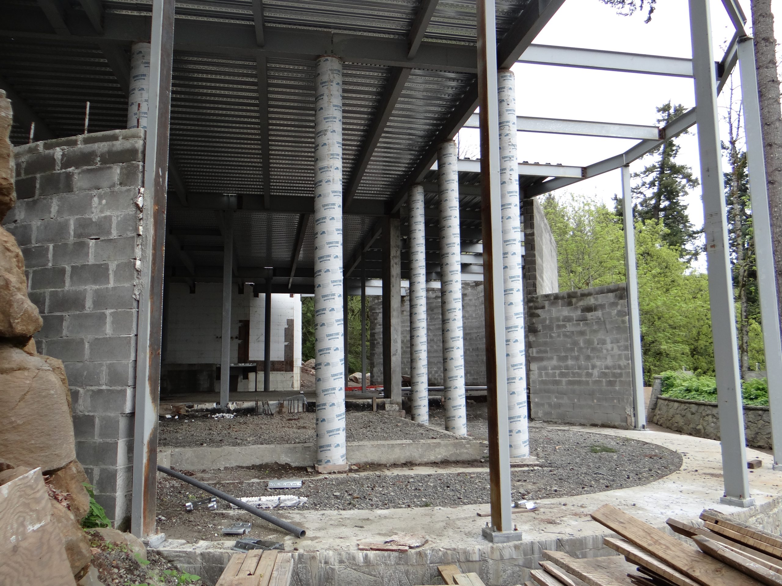 The unfinished mysterious architecture